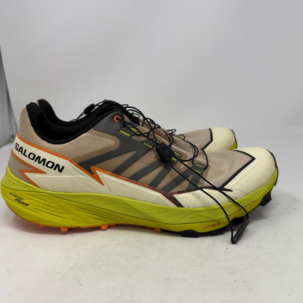 Salomon Running Shoes Mens 12 Thundercross Safari Black Blazing Orange 475231
